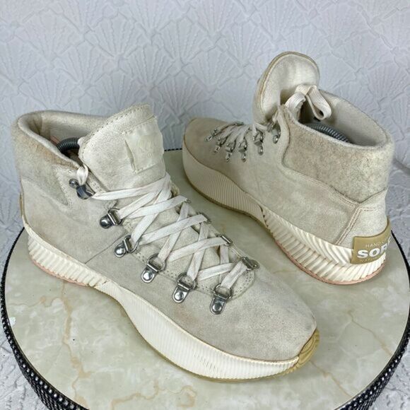 Sorel Out N About™ III Conquest Winter Ankle Bootie White Casual Outdoor Boots - Picture 10 of 12